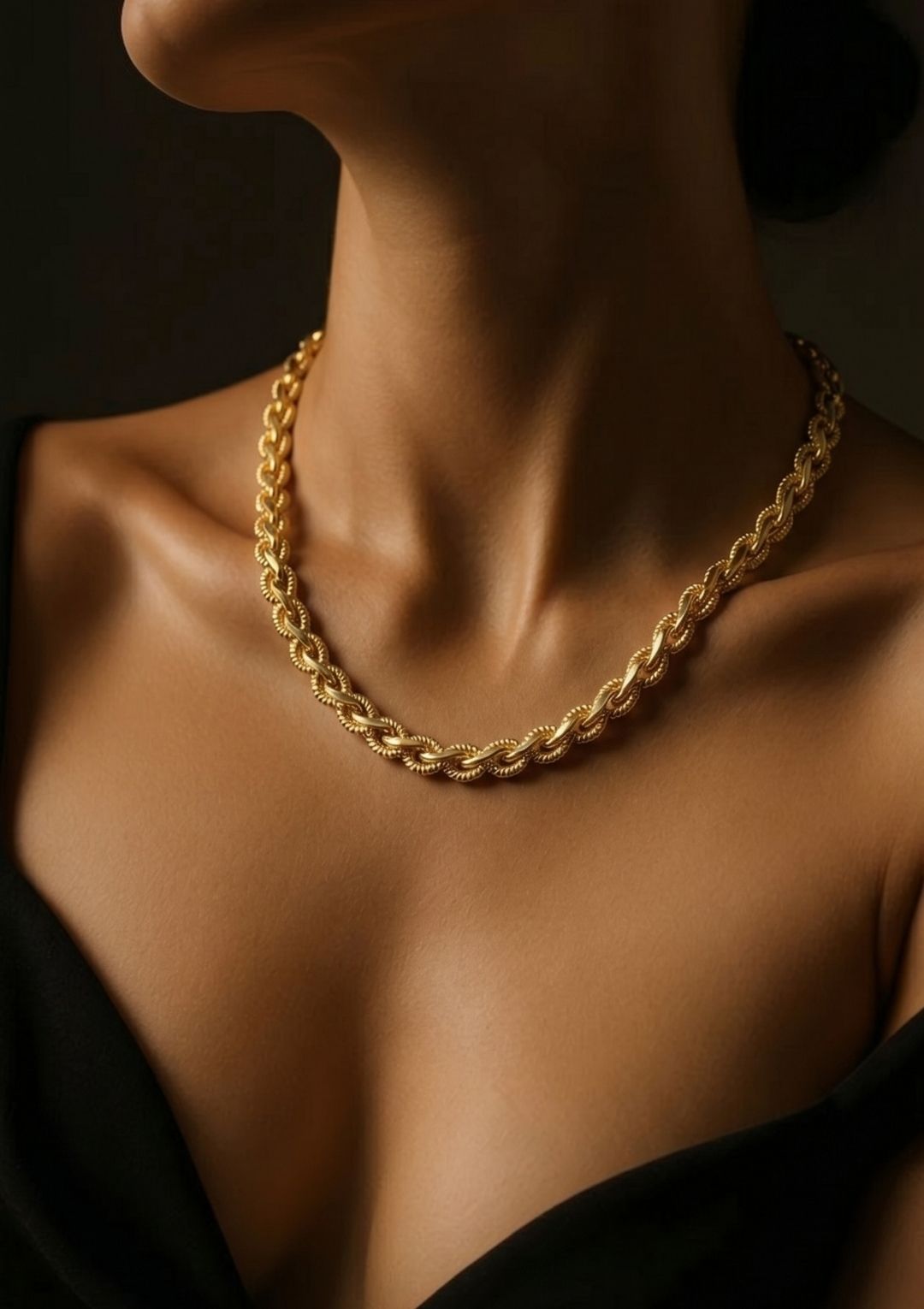 Gold Klasik Zincir Kadın Kolye – Şık Minimal Altın Renk Kolye